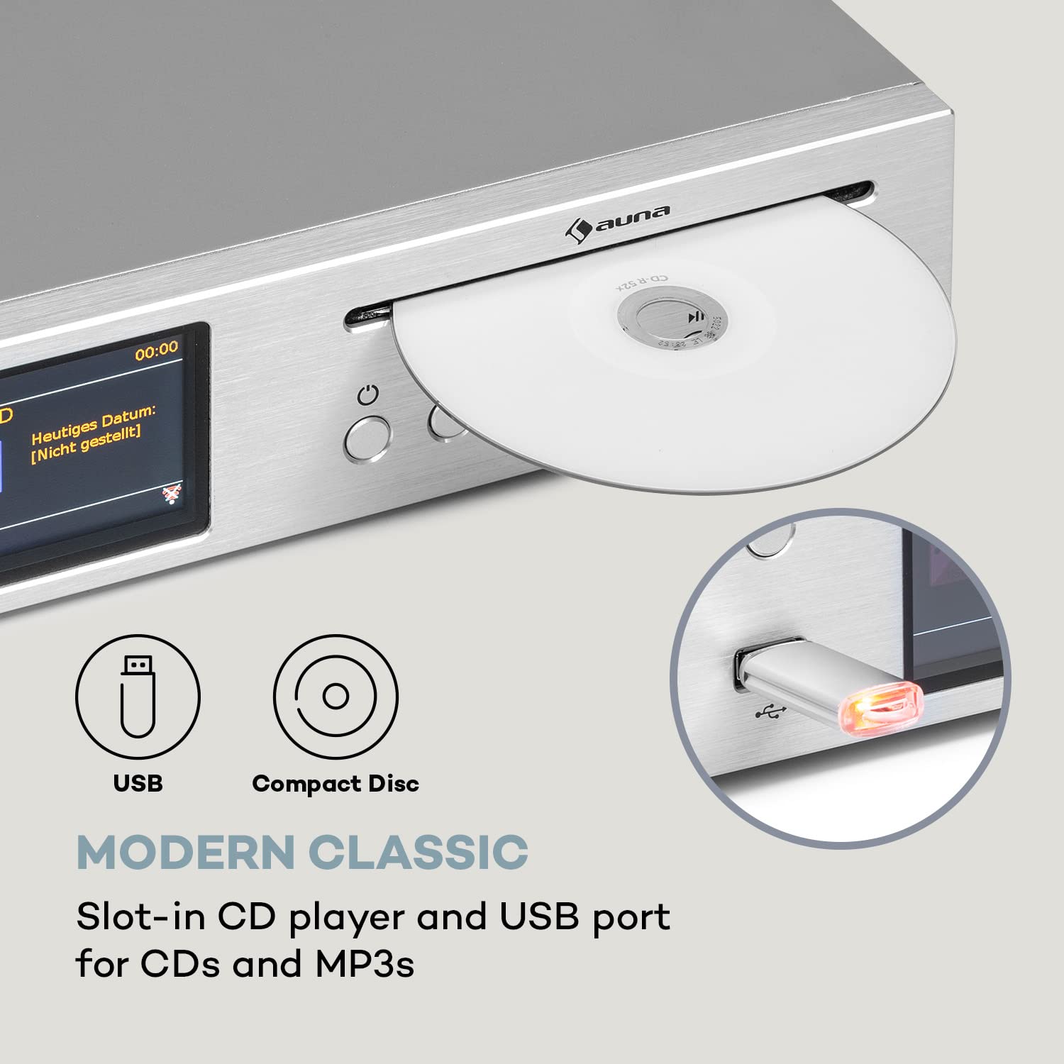 Buy auna Star CD HiFi Receiver Amplifier, AV Receiver 5.1, Hifi Receiver, Hifi Receivers