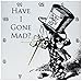 3dRose DPP_110410_2 Mad Hatter Have I Gone Mad Alice in Wonderland Wall Clock, 13 by 13-Inch