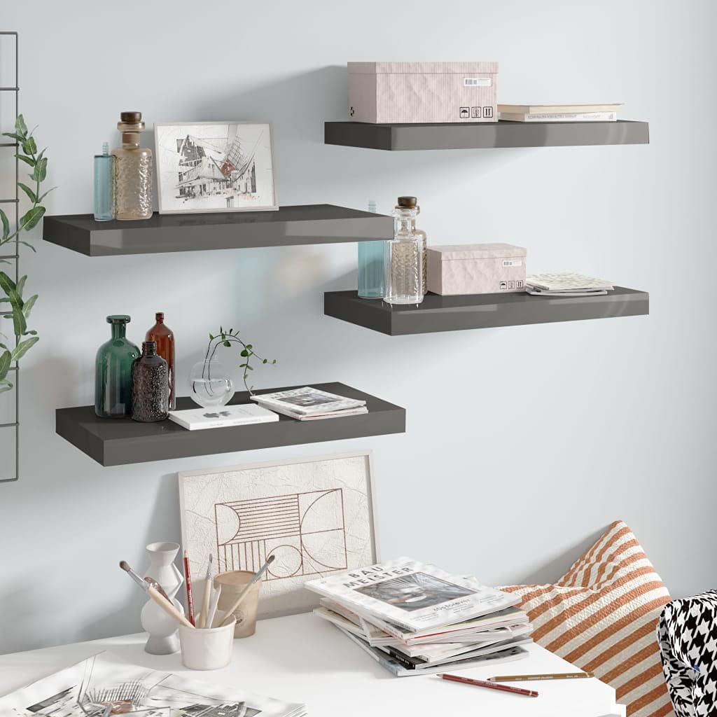 Étagère murale de qualité supérieure au design géométrique haut de gamme