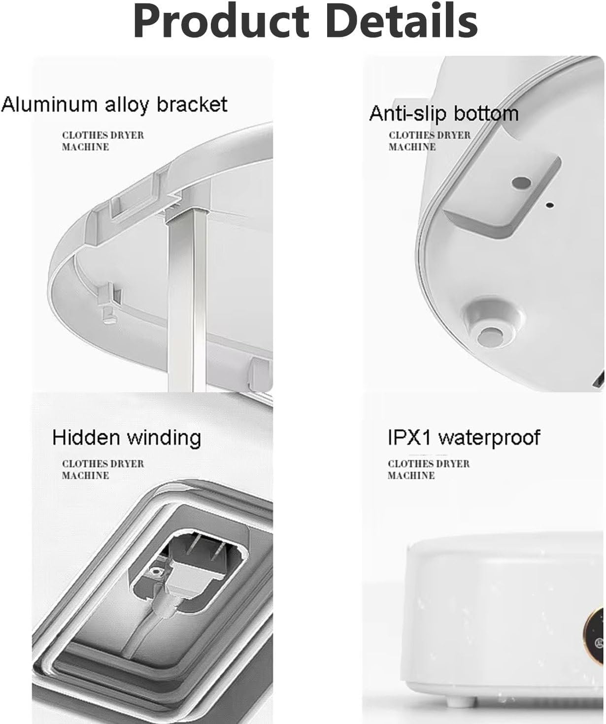 Automatic Ironing Machine, 1000W Automatic Wireless Vertical Steam Iron, Portable Clothes Drying Rack Foldable Hanging Garment Steamer