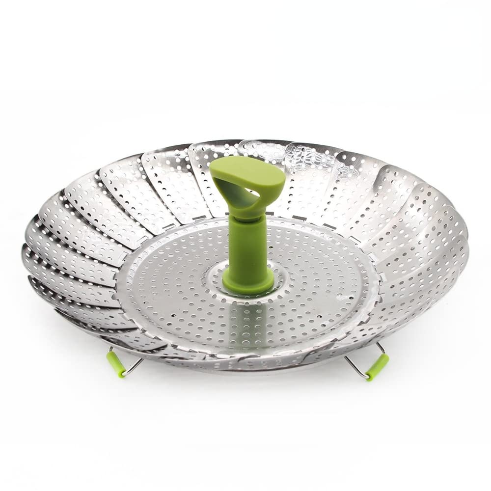 Passoire Pliable En Silicone 26 Cm - Résiste De -40°C à 230°C - Égoutte Pâtes, Légumes, Fruits - Lavable Au Lave-vaisselle - Gris