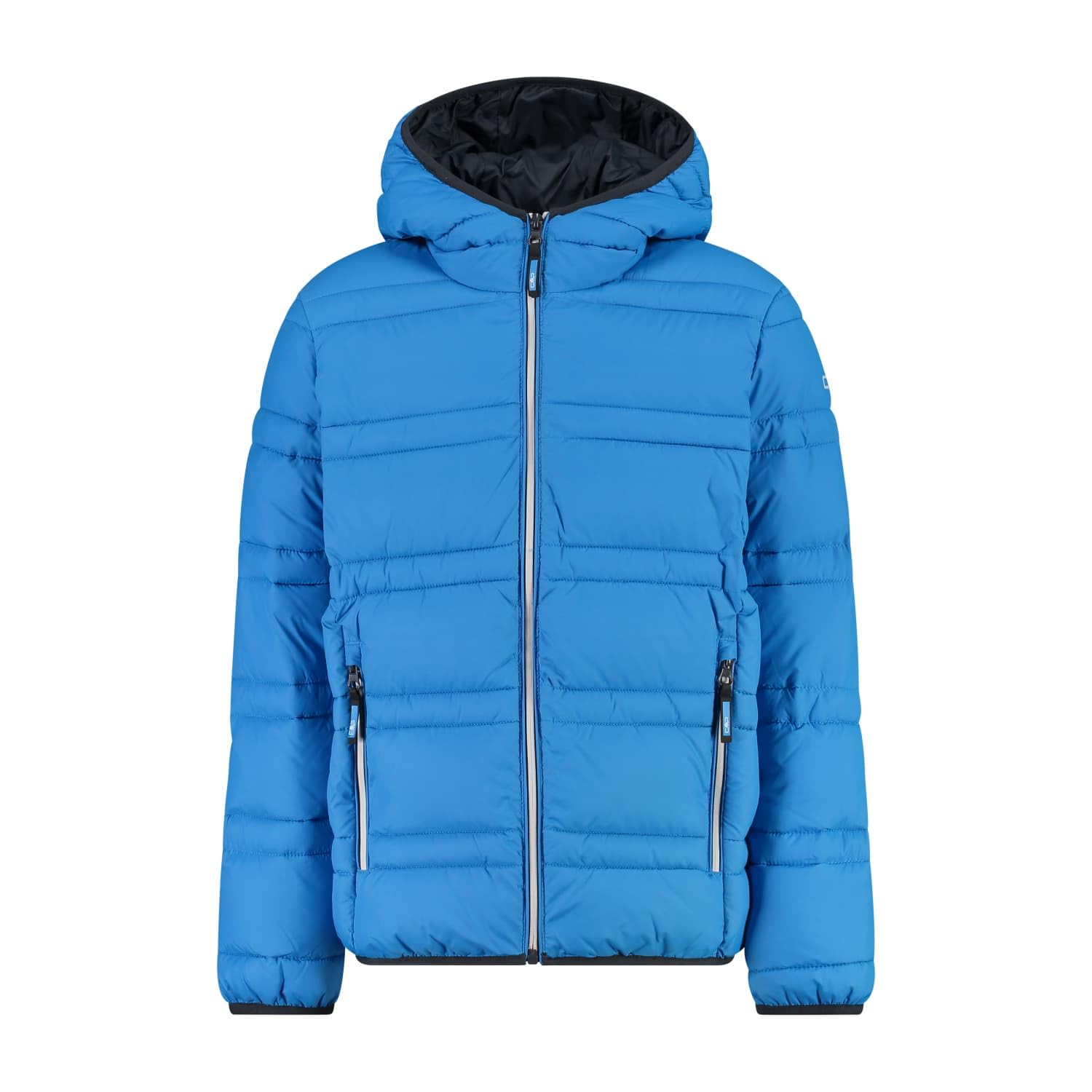 CMP - Kid Jacket Fix Hood, River, 164