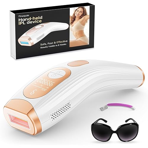 Laser Hair Removal, IPL Laser Hair Removal for Women and Men Permanent, Hair Removal Device with 3.0 IPL Red Light Wave, Home Laser Hair Removal Device for Facial Legs Armpits Bikini Body Use
