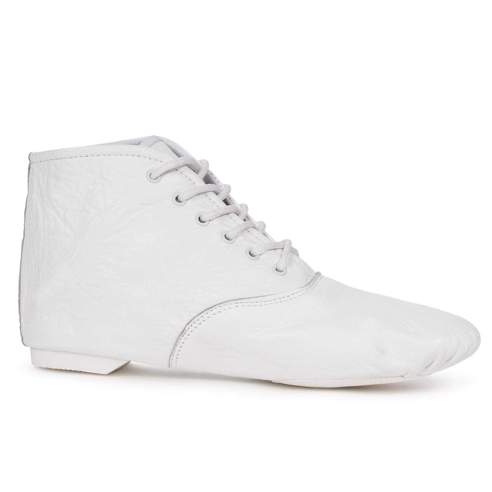 Solo Dance Gardetanzstiefel Kinder & Erwachsene – BDK Turnierstiefel aus Leder mit geteilter Gummisohle & Schnürung – Flexibler Tanzstiefel für Garde, Karneval & Showtanz