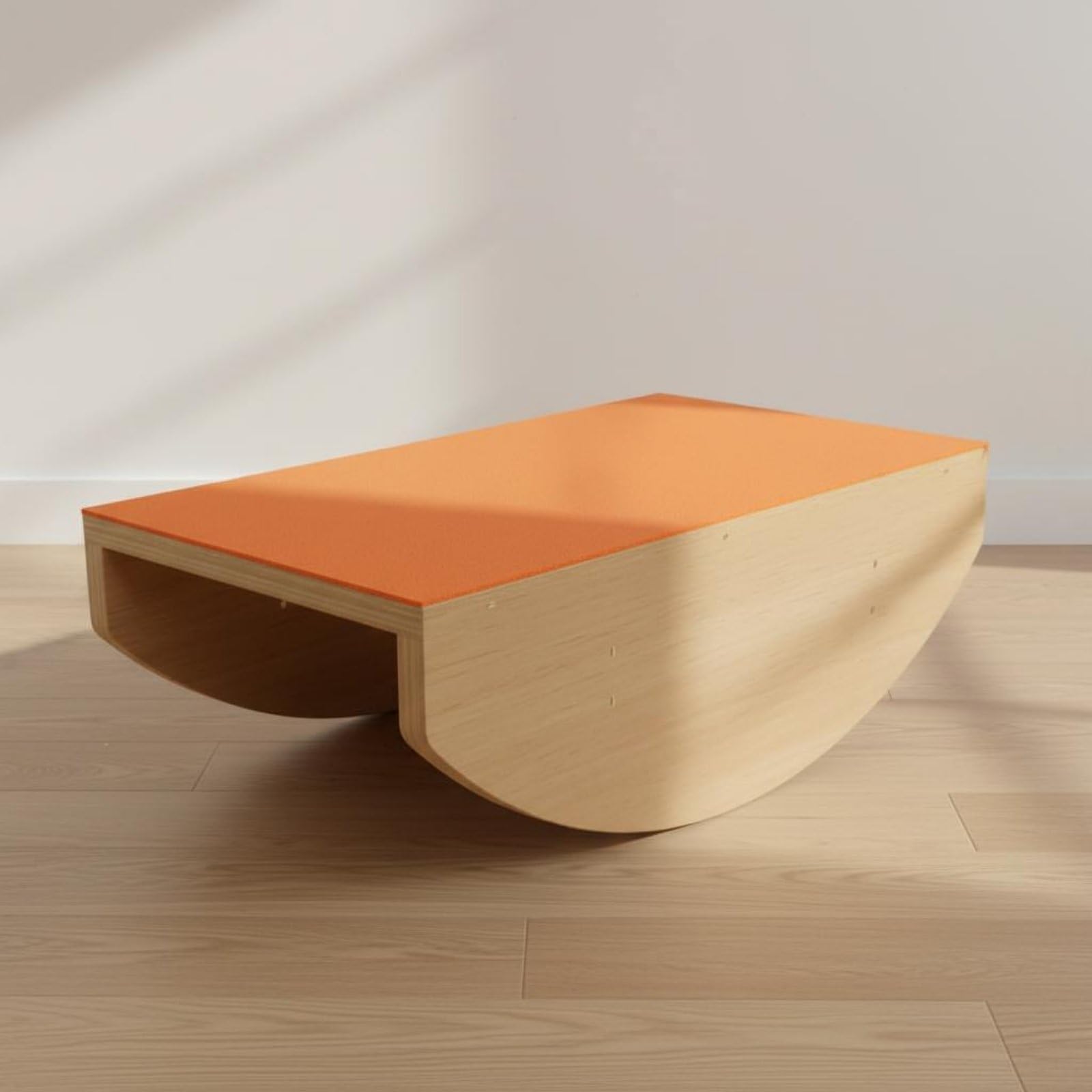 Tavola Pilates Bilanciamento Tavola Equilibrio Tavola Rocker Attrezzo Health in Legno Portatile per Esercizi di Equilibrio Allungamento E Rinforzo