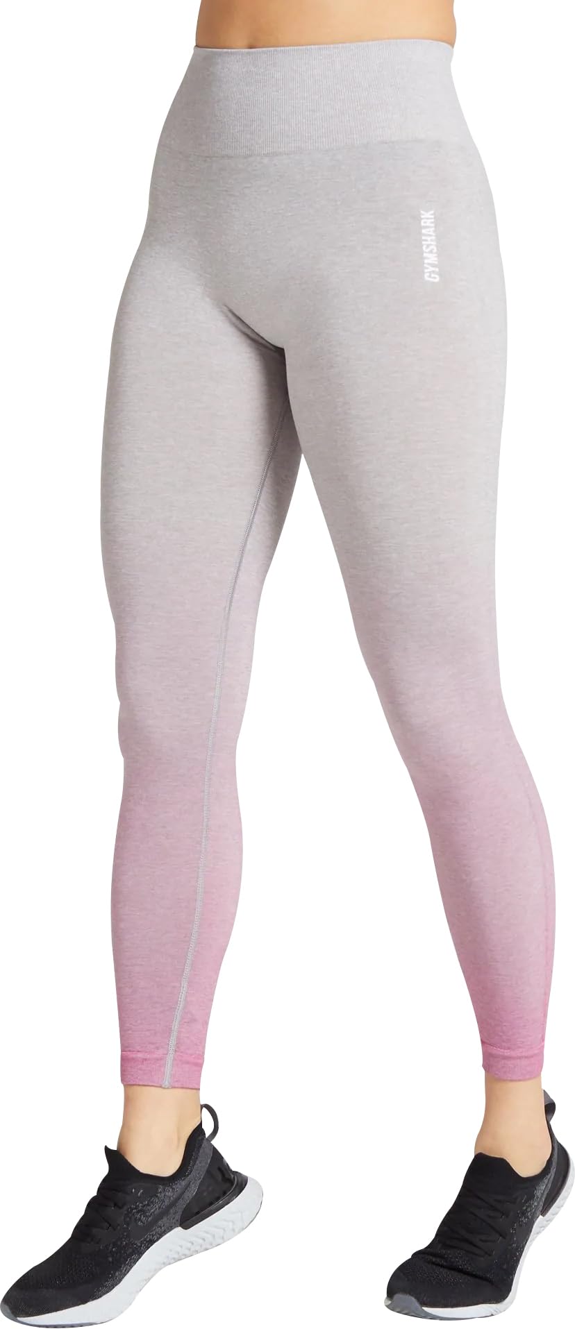 Gymshark Women's Grey Adapt Ombre Seamless Long Training Tights - Xs