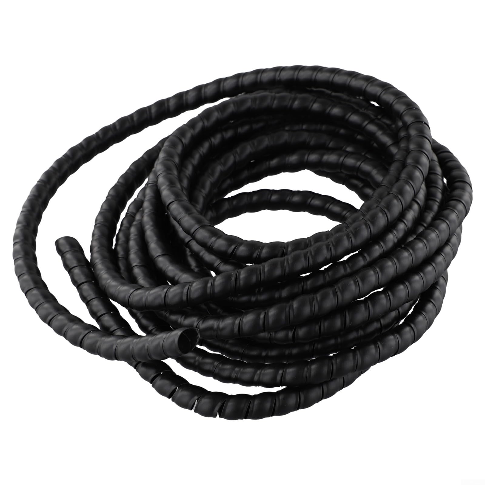 La protezione per tubo flessibile a spirale da 5 m protegge tubi idraulici e pneumatici, soluzione flessibile per avvolgere cavi (D-10 mm)
