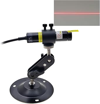 Red Light Line Module Projector Focusable Locator Generator for Fabric Wood Cloth Alignment 638nm Dia.16mm
