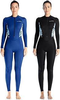 Women Wetsuits, Dive Skins Swimsuit Full Body Rash Guard for Women, Diving Skin Thin Wetsuit for Diving Surfing Snorkeling...