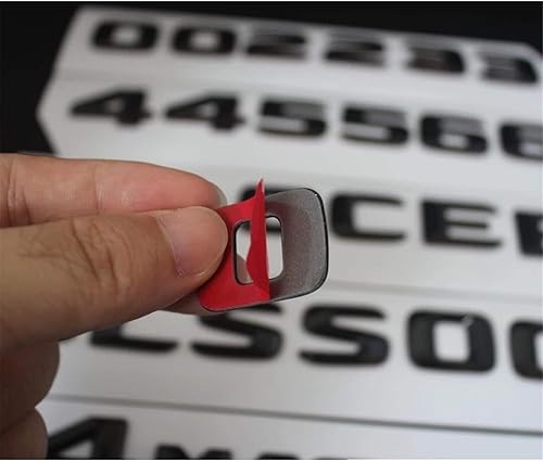 Miniatura 3 de Emblema para letras de tronco negro brillante para Mercedes Benz GLE43 GLE63 GLE450 AMG GLE320 GLE400 GLE500 GLE550 4MATIC (GLE550)