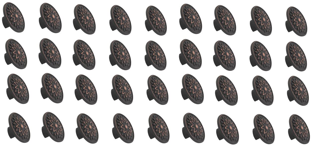 Shiv Sarika India Knobs for Drawer & Cabinets Set Knob, Antique Copper Finish Wardrobe Kitchen Door Pull Handle Knobs Round Shape Drawer Knob Pack of 36 (B09VBLZYD7) Amazon Price History, Amazon Price Tracker