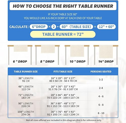 Miniatura 6 de Artoid Mode Camino de mesa de árbol de Navidad rosa Let It Snow, copo de nieve, decoración de mesa de comedor de cocina de invierno de temporada