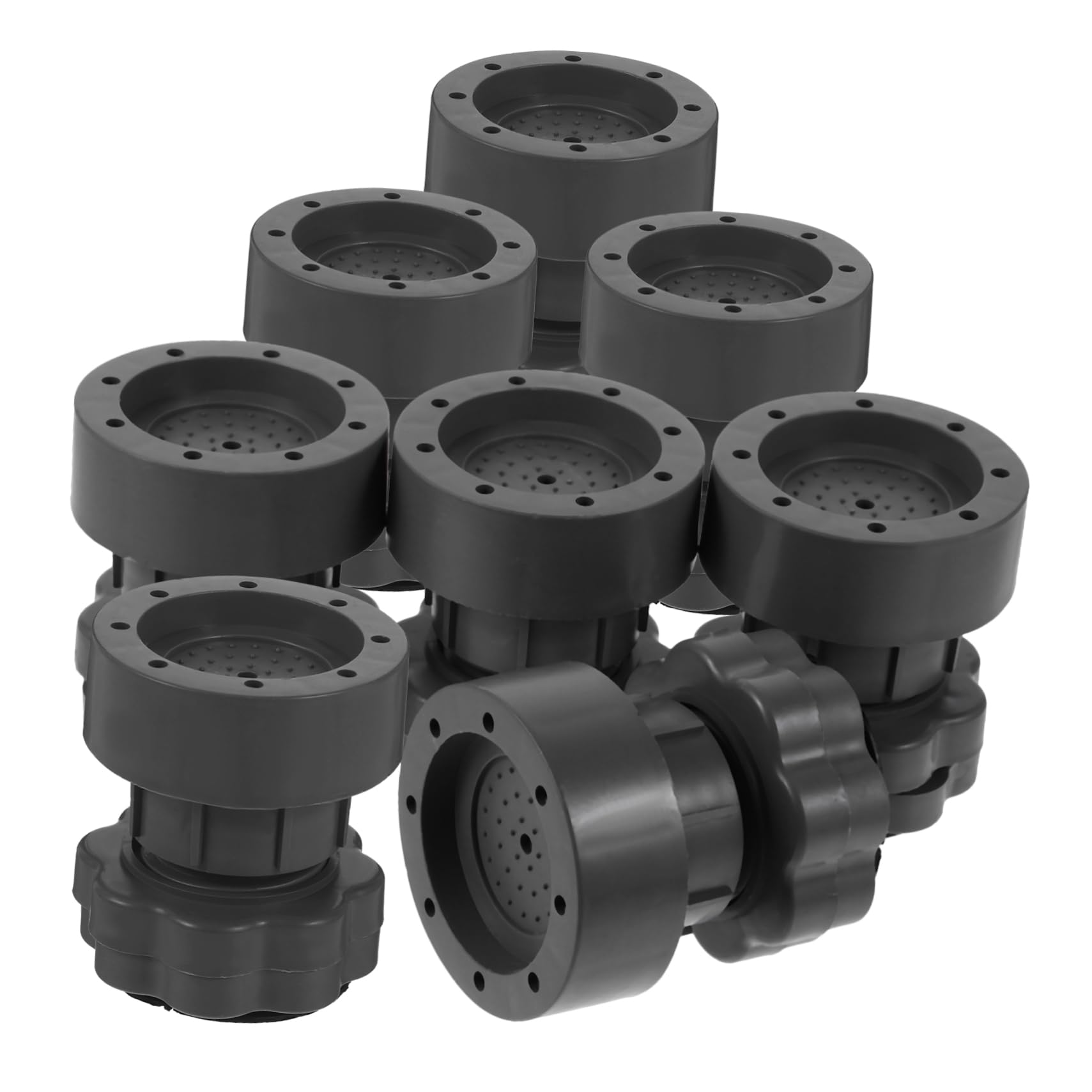 Housoutil Furniture Pad Set Pack Lifting Pad for Washing Machine Furniture Anti-Skid Noise Dampening Material Quick Install