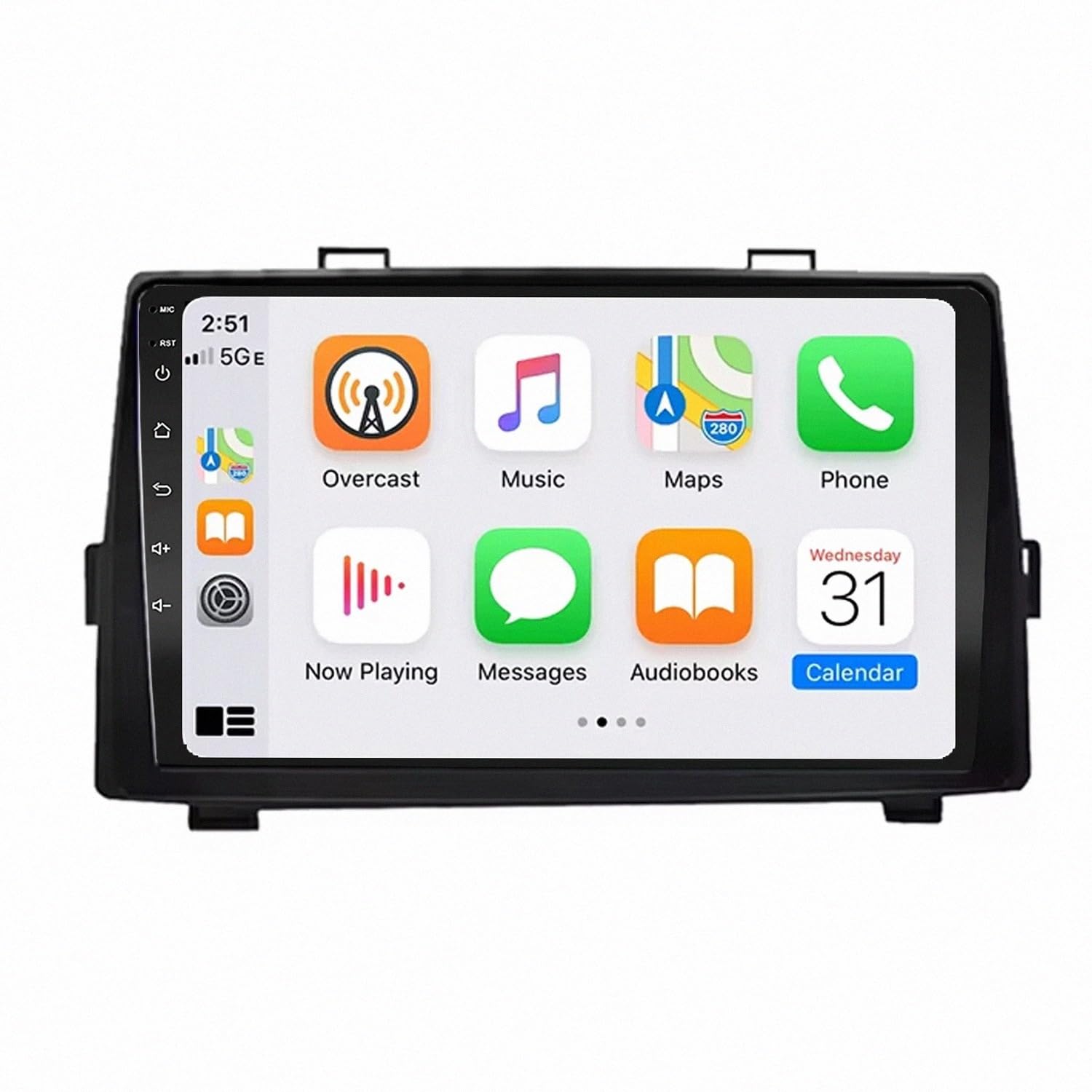 Radio Coche Bluetooth 2 DIN para VW Polo con Pantalla Incell 8