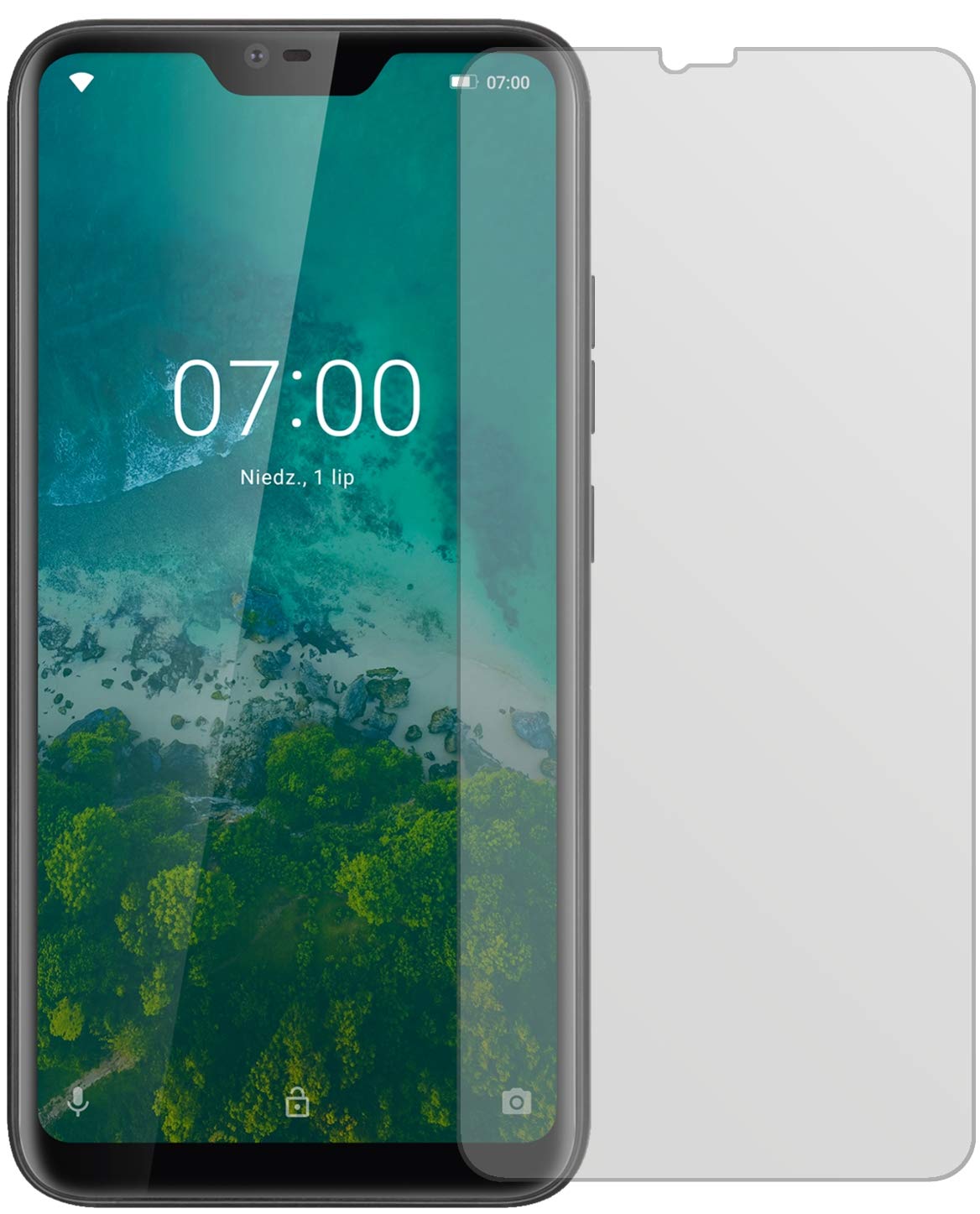VacFun 2 Pezzi Pellicola Protettiva Posteriore, compatibile con Razer Phone 2 Phone2 (Non Vetro Temperato Protezioni Schermo Cover Custodia) Back Film Protettivo