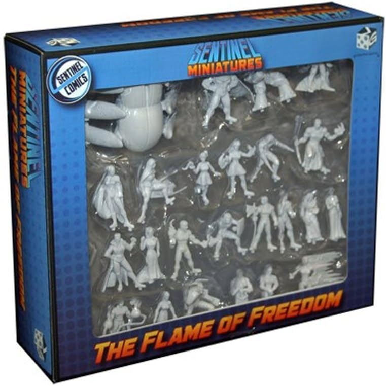 Greater Than Games Sentinel : The Flame of Freedom Miniatures