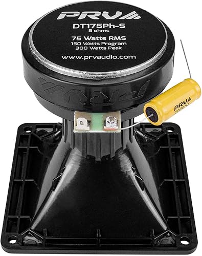 Vista 4 de PRV AUDIO WG175Ph Controlador de Compresión de Salida de 1 Pulgada, Potencia de Programa de 150 Vatios, Alta Frecuencia, Controlador de Tweeter