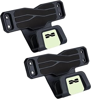 Magnetic Gun Holder with Safety Trigger Guard Protection, Gun Mount for Car, Vehicle, Truck, Walls, Desks, Gun Magnet for Pistols Revolver Shotgun Wall Mount Lock Luminous Sticker Design - Adoreal
