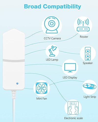 Miniatura 2 de Aclorol Adaptador de fuente de alimentación de 5V 2A 100-240V AC a DC 5Volt 10W 2A 1A Cargador de alimentación universal Convertidor Transformador