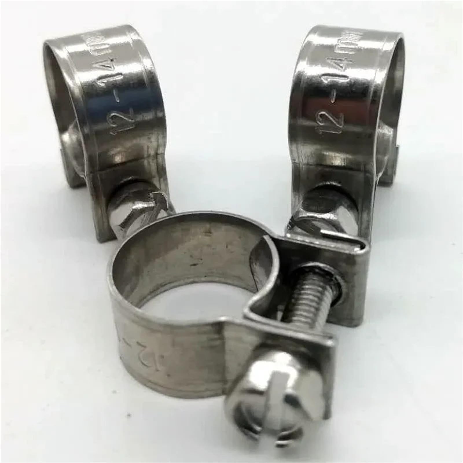 50 szt. Zaciski do węża 6 mm do 20 mm do rur samochodowych Narzędzie mocujące (9-11 mm)