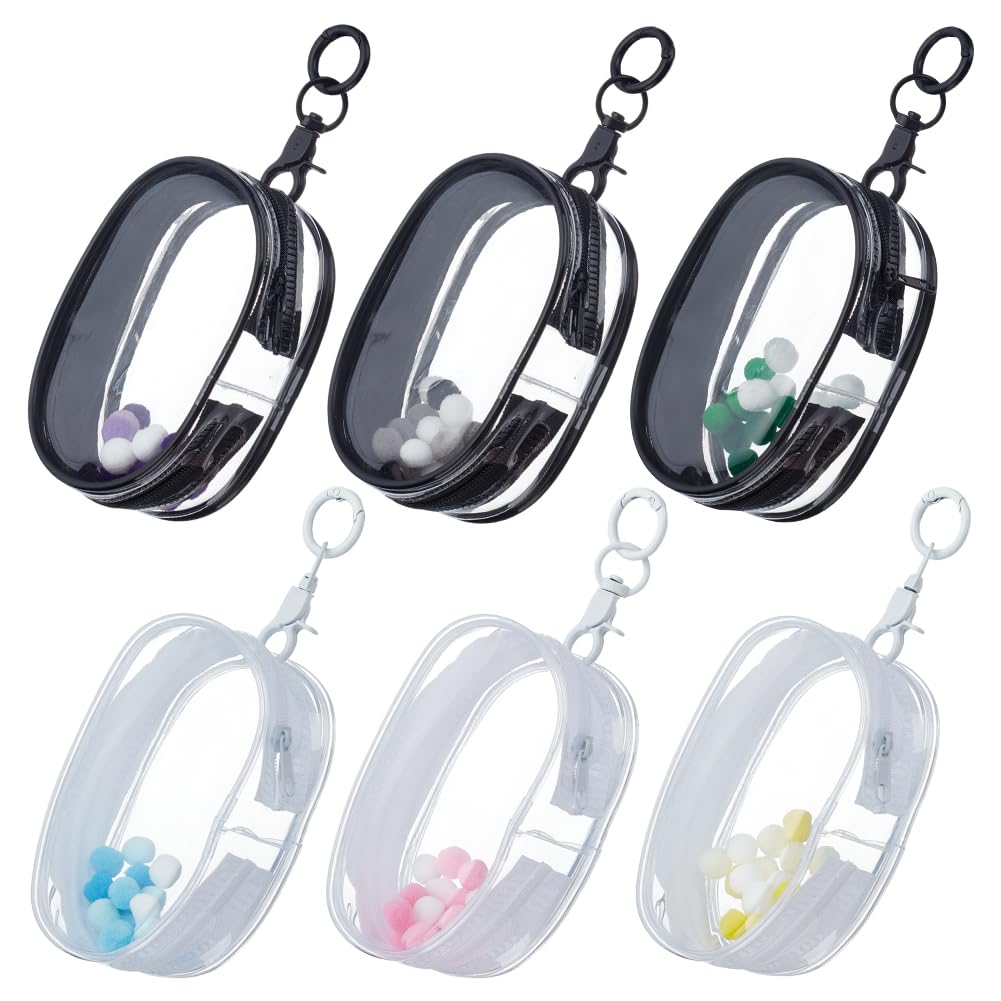 PORTACHIAVI IN PVC studente portachiavi piccola borsa per trucco EUR 6