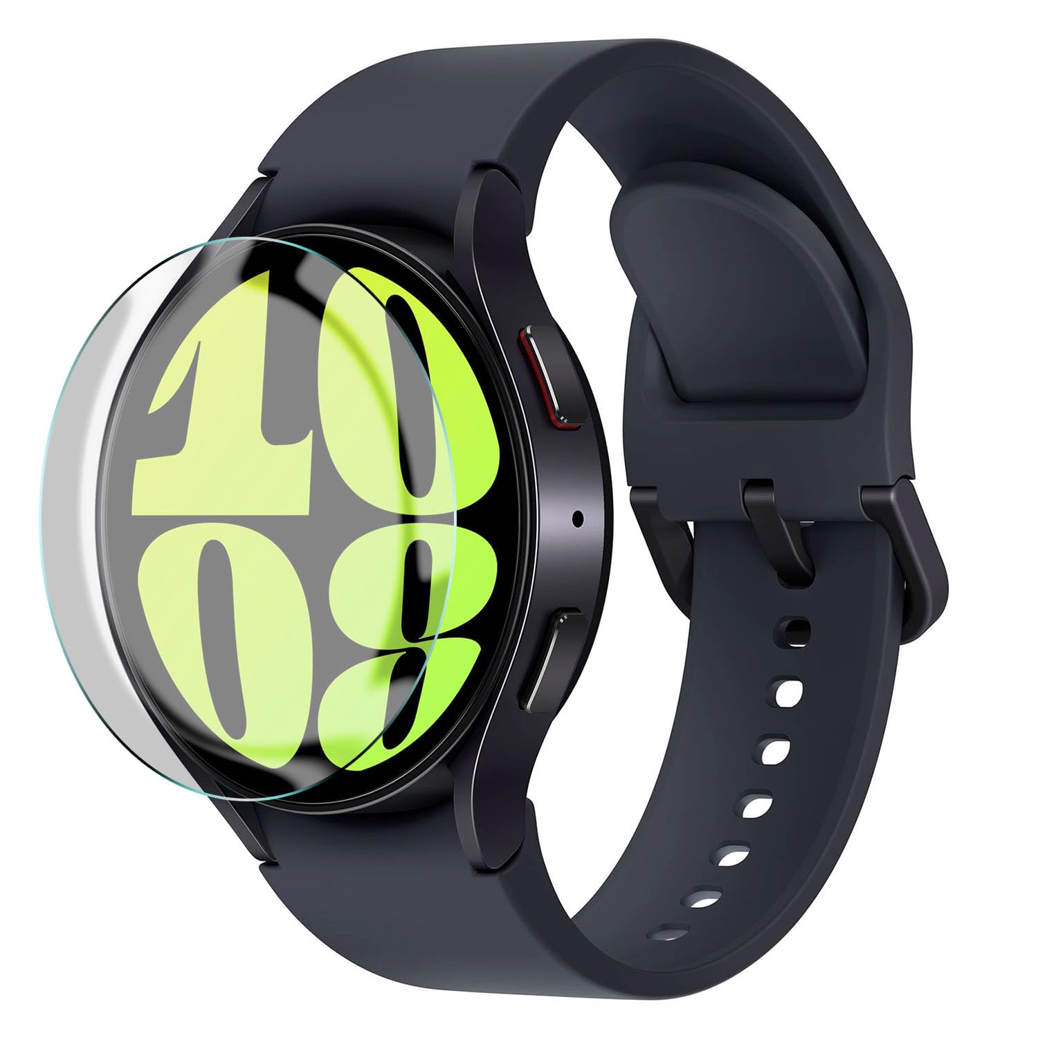 FCS smart watch screen guard membrane for All Smart Watch | Ultrathin 0.125mm 9H anti shock flexible screen protector TPU membrane | Edge to Edge Coverage | Pack of 3 (28 mm)