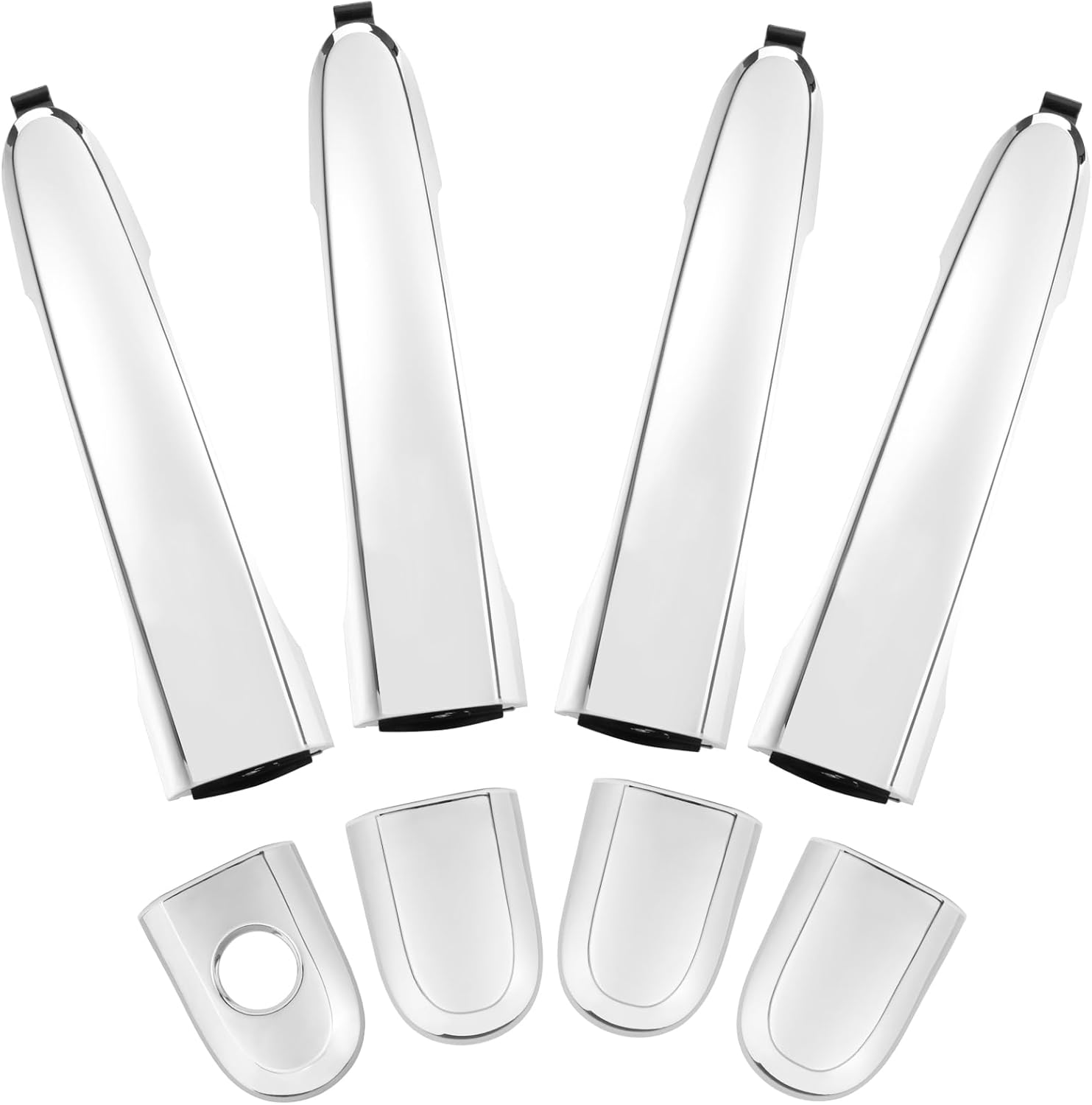 4Pcs Exterior Door Handle Set for Kia Sorento 2011 2012 2013 2014 2015,Front and Rear Left & Right Side Replaces 82651-2P010 82652-2P030,Chrome