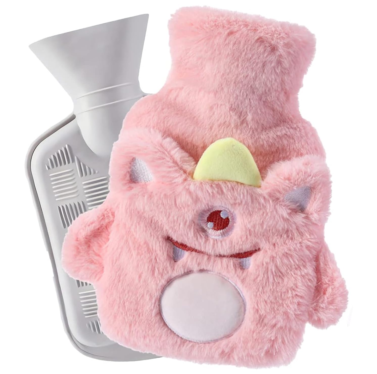HomeFast Hot Water Bottle with Cover, Plush Hot Water Bottle, Hot Water Bag Pain Relief Backpain, Neckpain, Safe and Durable Hot Water Bottle in Winter Recyclable, for Women, Men (1000ML) (B0CMQWBH2D) Amazon Price History, Amazon Price Tracker