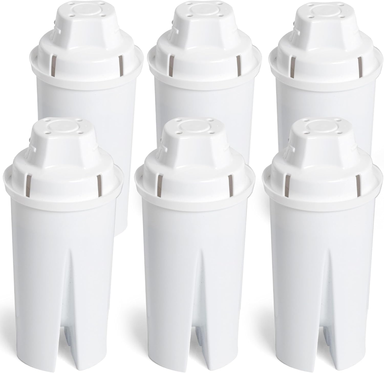 Amazon Basics Enhanced Replacement Water Filters for Water Pitchers, BPA-Free, WQA & NSF Certified, Compatible with Brita Water Pitchers & Drinking Water Filter Systems, 6 Month Filter Supply, 3-Pack