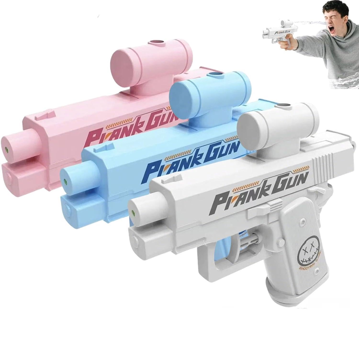 Pistola Ad Acqua Bidirezionale Per Bambini – Doppio Getto Reversibile, Giocattolo Estivo Per Piscina E Spiaggia - Foto 3