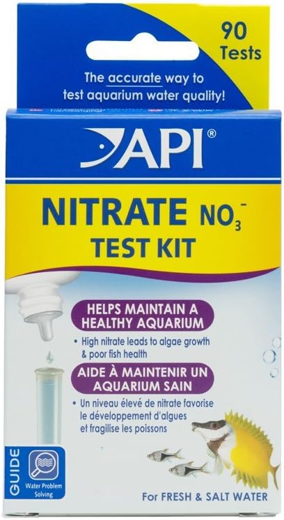 Api Nitrate Test Kit, Available, Monitors Water Quality and Helps Prevent Invisible Problems That Can Be Harmful to Fish, Fast, Easy and Accurate, Use Weekly and When Problems Appear