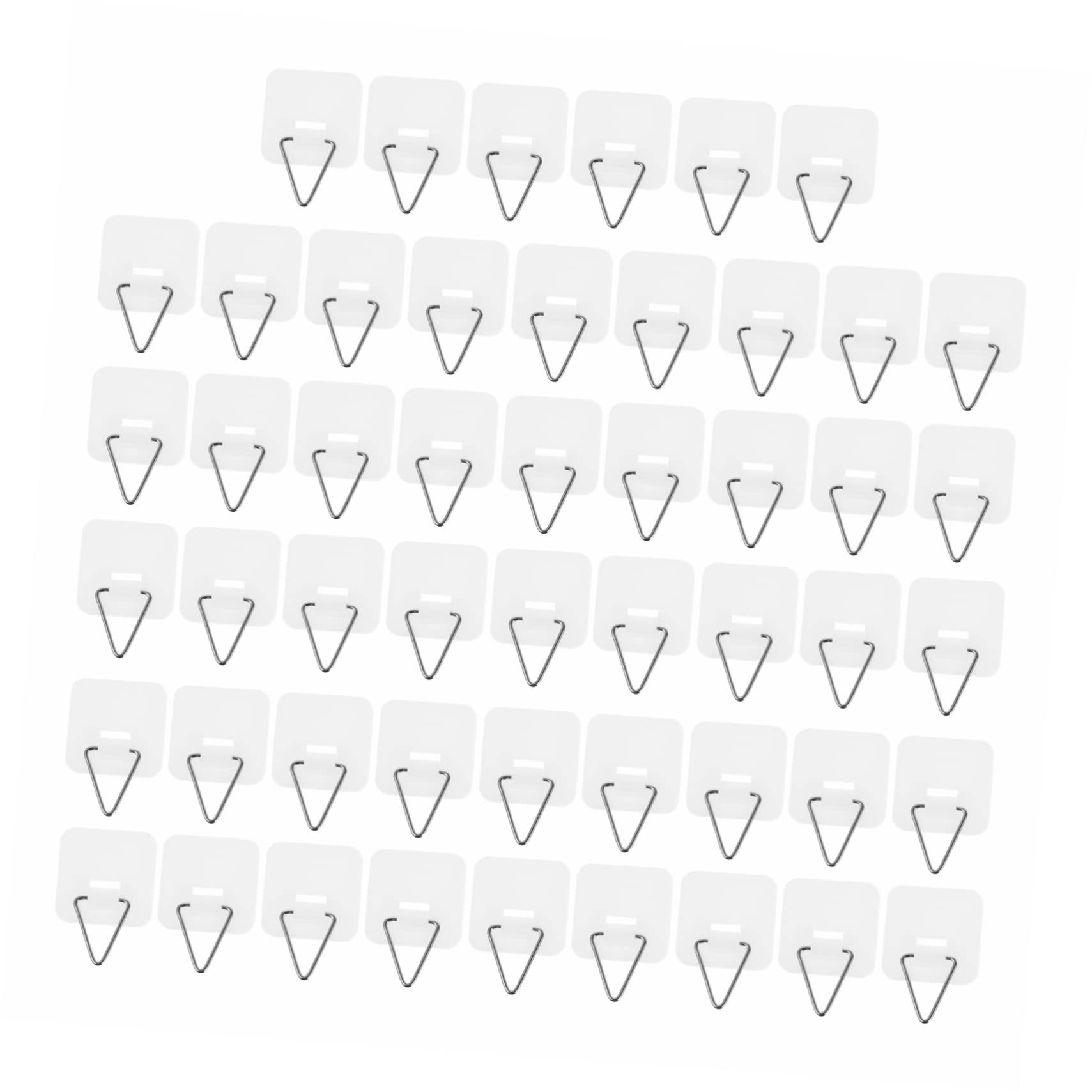 Veemoon Space Maximizing Plate Hangers 50 Pcs Wall Mount Dish Holders Easy Install Sturdy Plastic Hooks