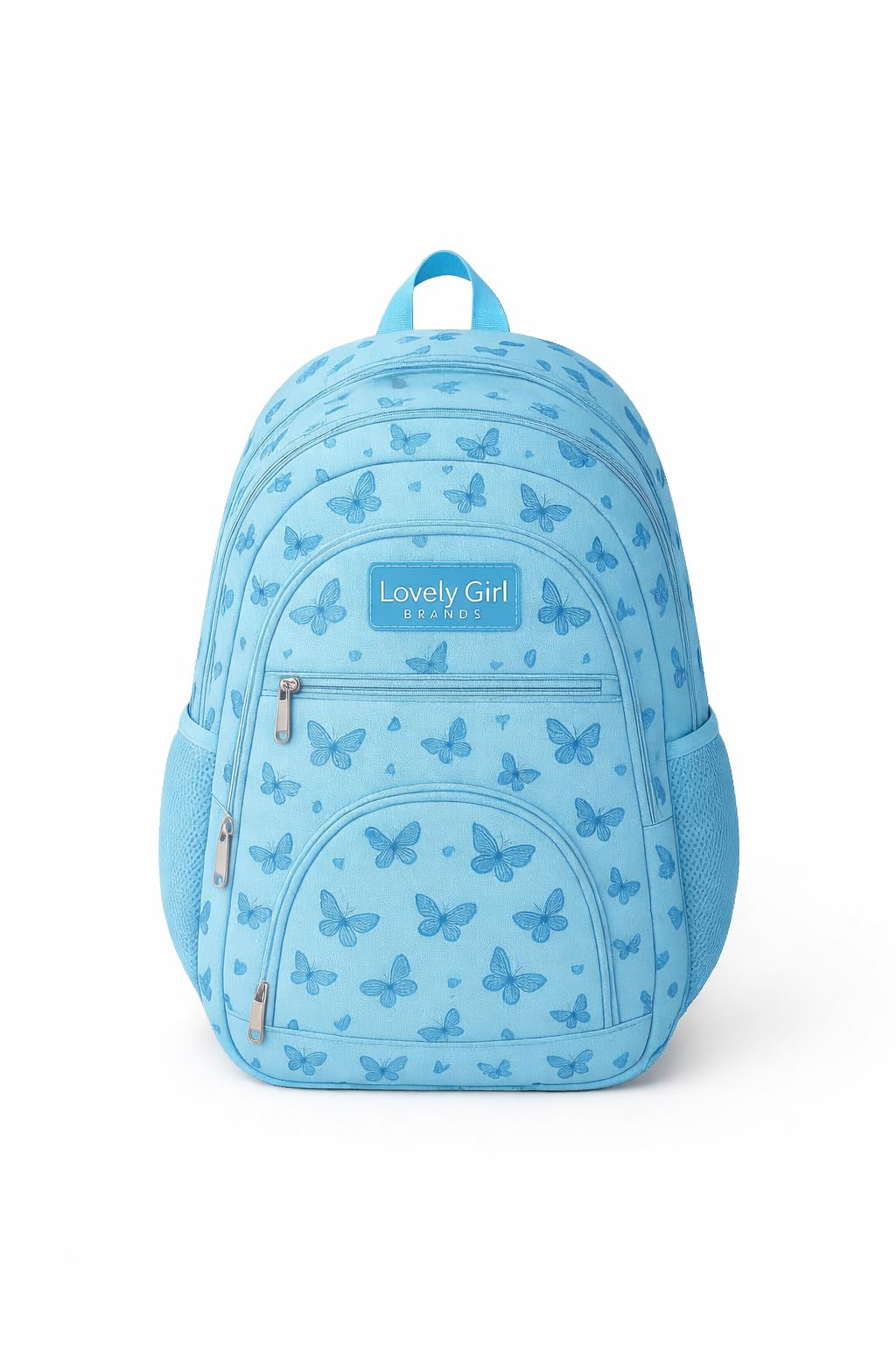 Large 35 L Laptop Backpack for Girls College Backpack Coaching Bag School Tuition Bag Waterproof School Bag (Light blue)-picture-54