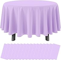 Vista 12 de Paquete de 16 manteles de plástico blanco para mesas rectangulares, manteles decorativos desechables blancos de alta calidad para fiestas, manteles