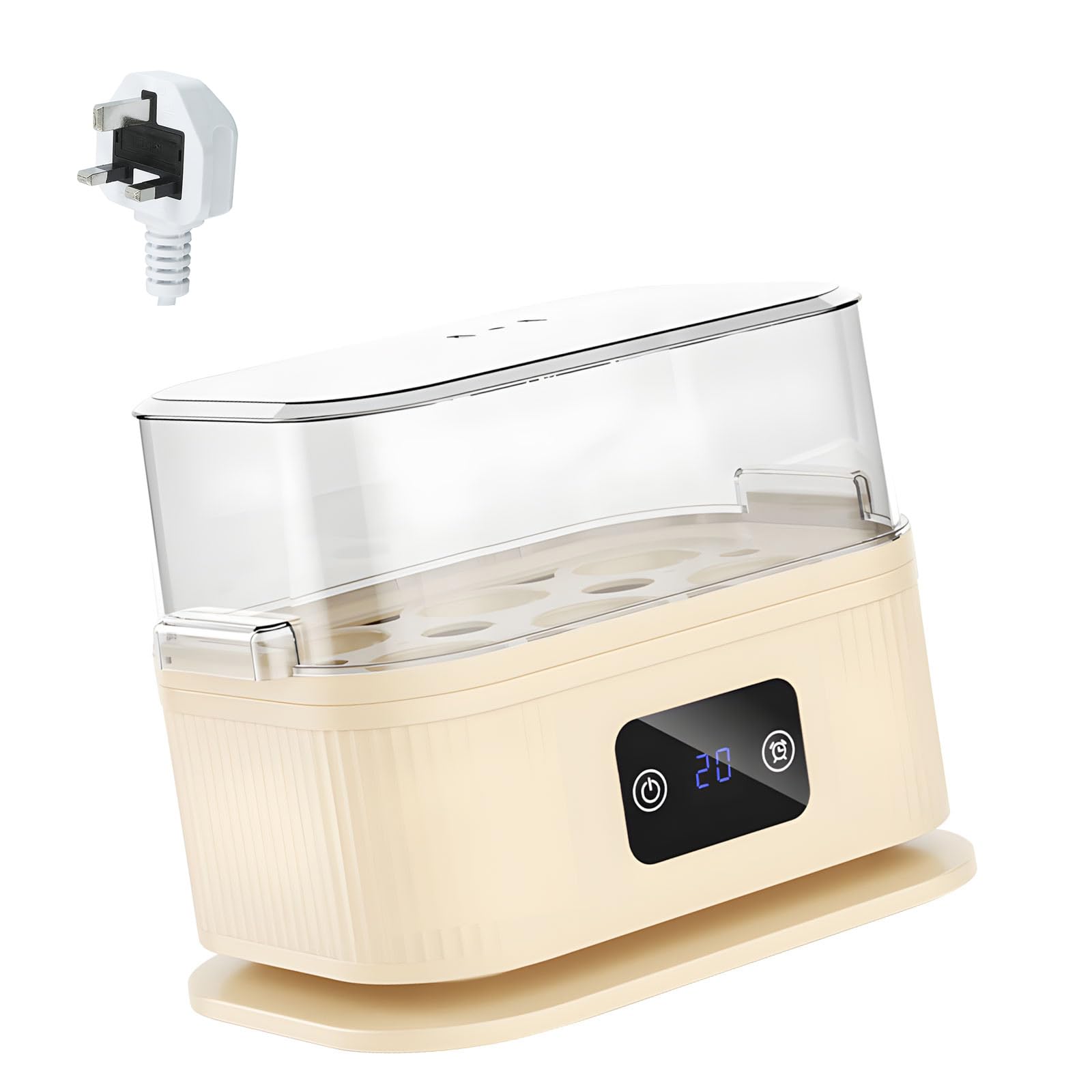 Aqvjd Compact Oval Boiler with Adjustable Settings for Quick Meals Easy Multifunctional Oval Steamer