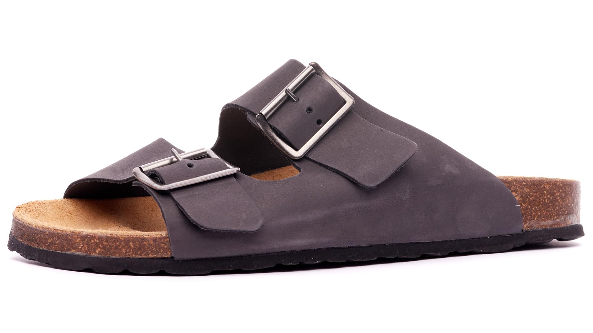 Nordan Men's Genuine Leather Sandals – Stylish & Comfortable Summer Casual Sandals with Adjustable Straps – Perfect for Walking, Beach & Outdoor Activities