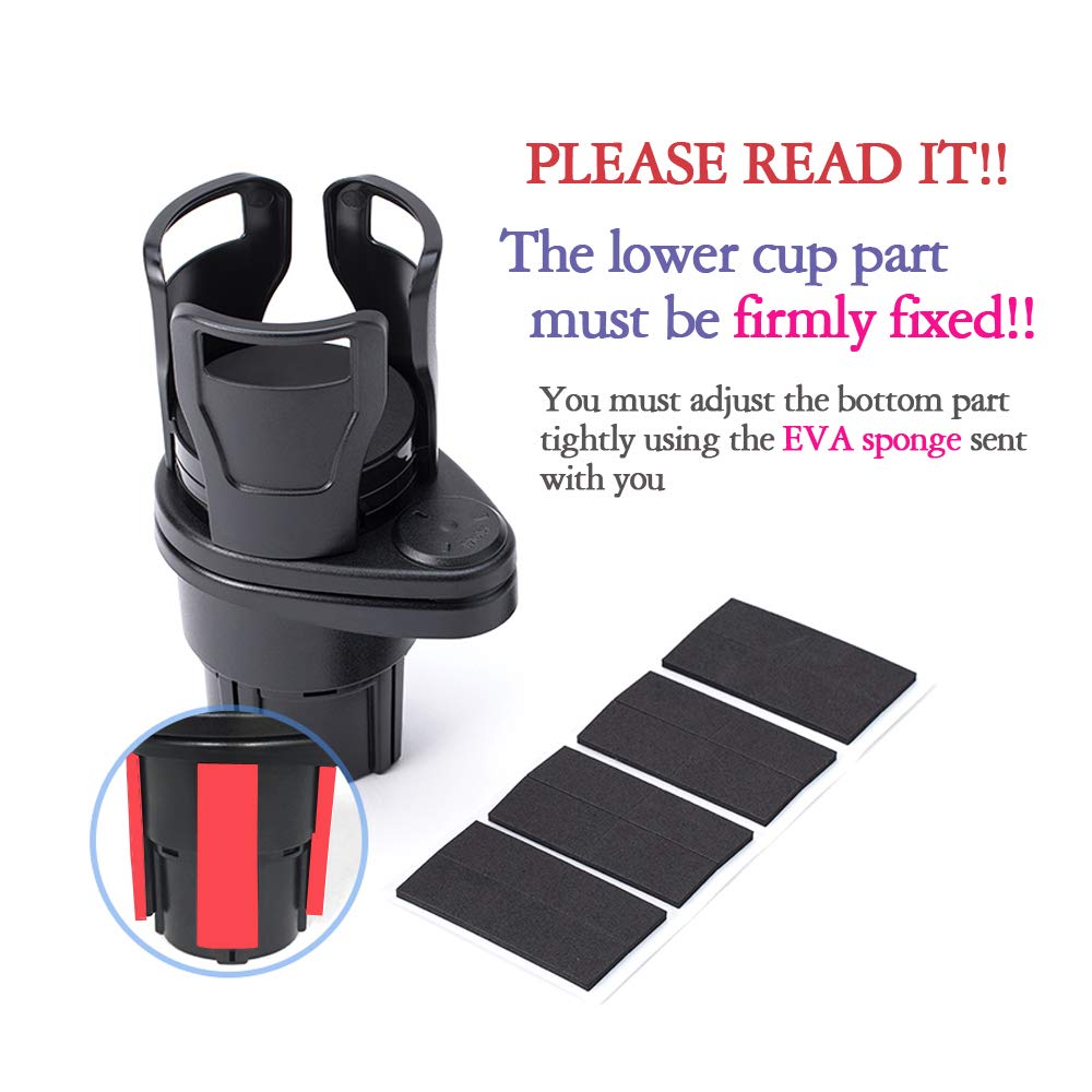 Multifunctional car Cup Holder Divided into Two car Cup Holder car