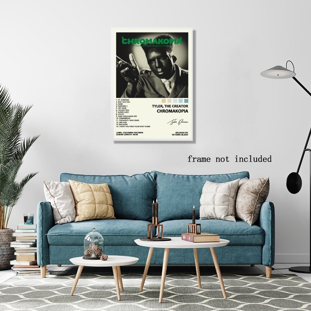 Rapper Tyler Music Poster The Creator Chromakopia Album Cover