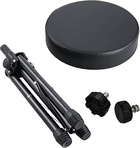 Miniatura 3 de LeSage Drum Thrones - Taburete de batería para niños, asiento de batería ajustable, color negro