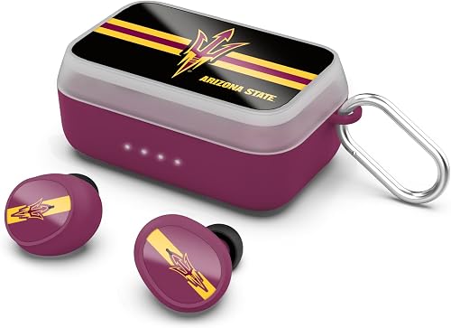 SOAR NCAA Wireless Sport Earbuds: Comfortable Fit & Convenient Charging, Arizona