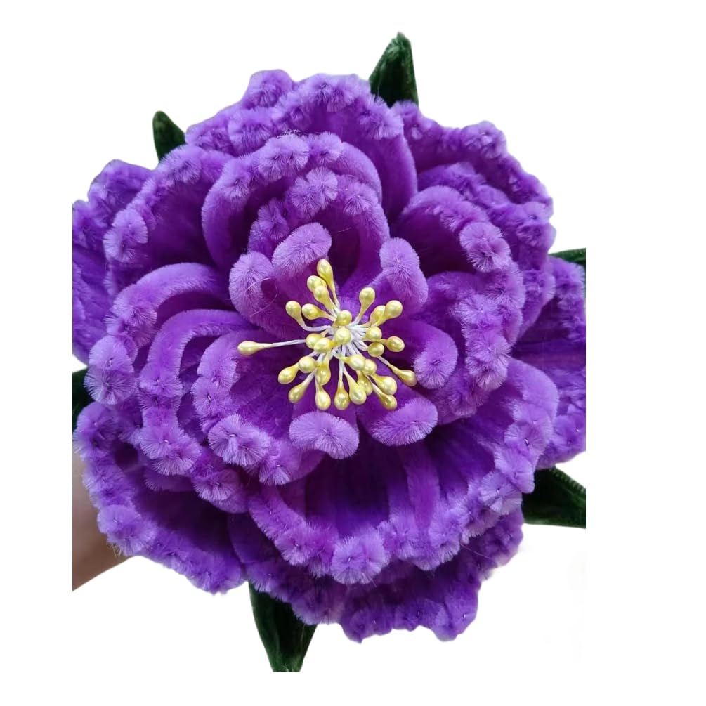 100 Scovolini In Ciniglia – Colore Viola Scuro – Per Pulizia Tubi E Lavoretti Creativi Fai Da Te - 2