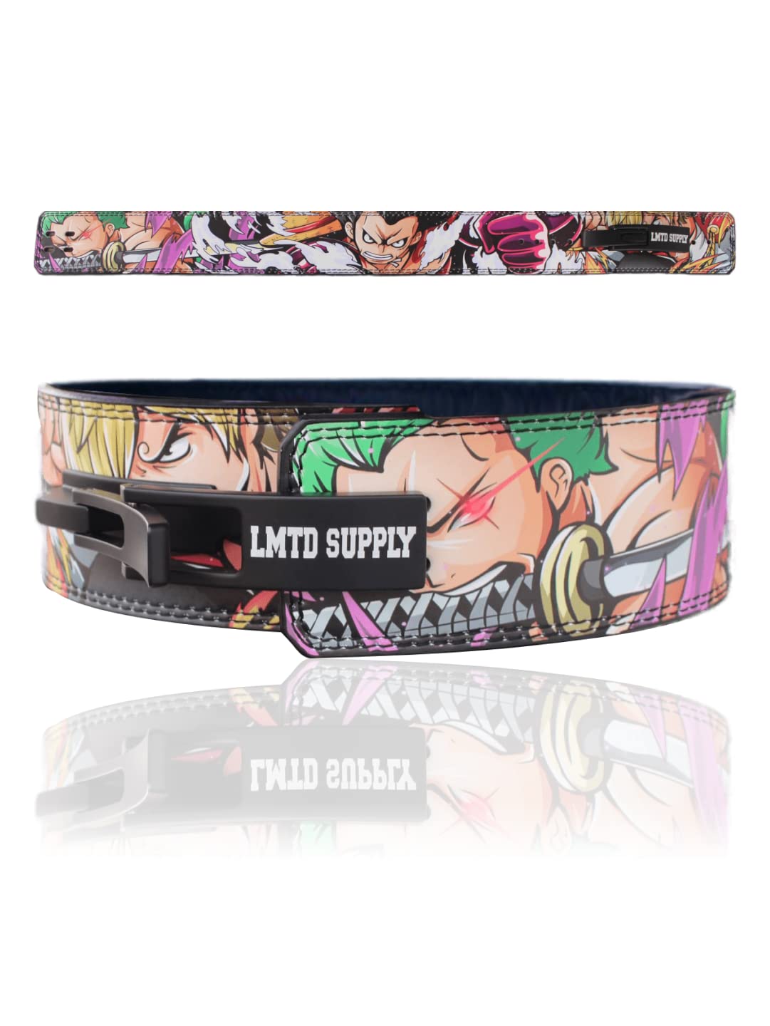 Anime Lever Belt, Weight Lifting Belt, Powerlifting Heavy Duty Weightlifting Gym Belt for Deadlifts Squats Back Support, OP