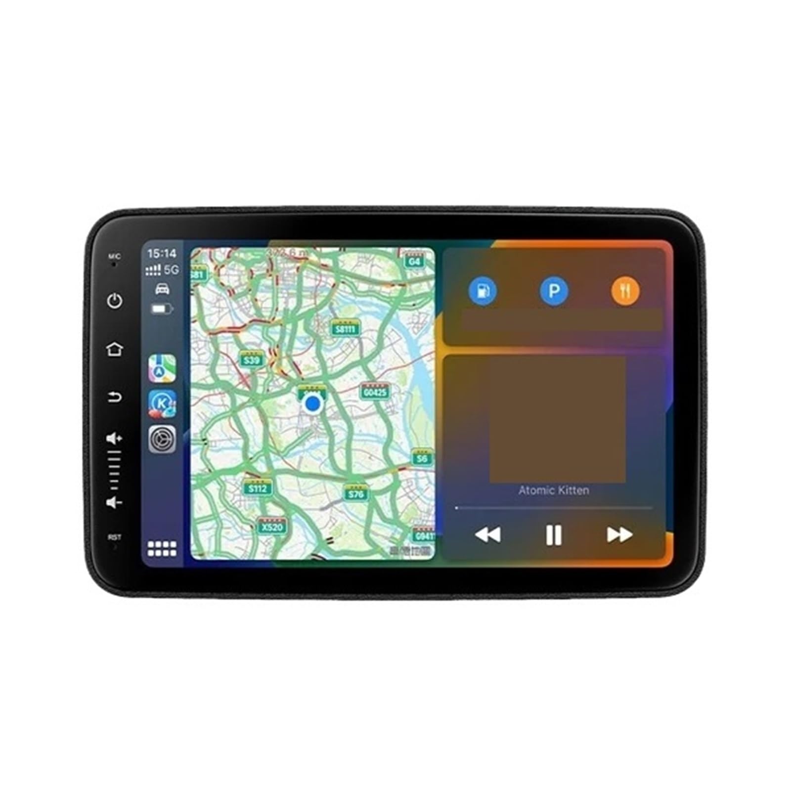 Reproductor Multimedia De Vídeo For Reposacabezas Coche 10,1 Pulgadas con Bluetooth Y Pantalla TV For Asiento Trasero(2G-32G-1P)