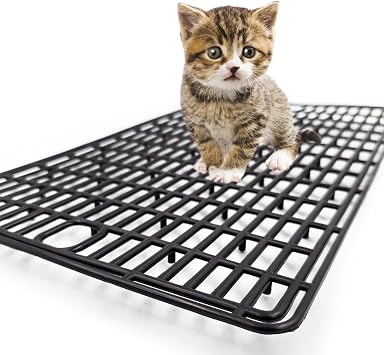 Plastic Mesh Tray for Dogs, Cats & Small Pets, Small 15.7x9.4 in