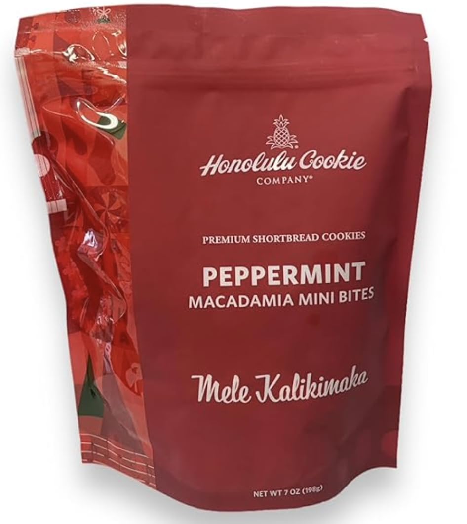 MELE GINGER SPICE MINI BITES SNACK PACK 7OZ (Peppermint Macadamia)