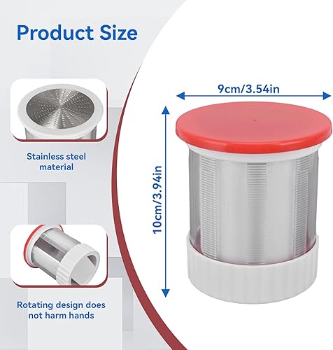 Miniatura 3 de Rallador de queso para cocina, ralladores de mantequilla de acero inoxidable, rallador cilíndrico de mano para frutas y verduras, triturador de