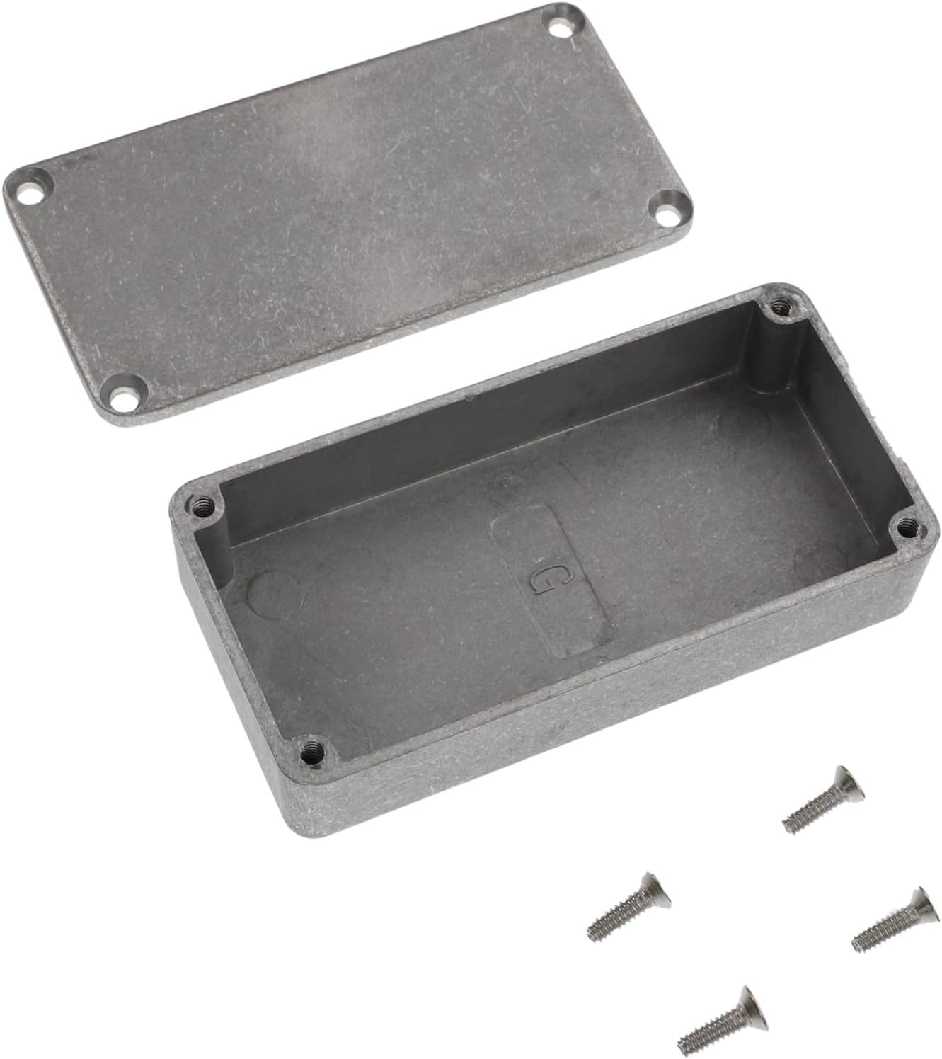 1pc Box Effect Aluminum Box Music Accessories Bass Guitar Electric Guitar Pedal Metal Guitar Pedal Case Diecast Stomp Case Pedals for Electric Guitar Enclosure for Guitar Effect