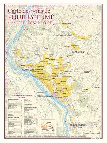 Preisvergleich Produktbild CARTE DES VINS DE POUILLY FUME ET POUILLY / LOIRE