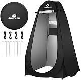 AVOFOREST Pop Up Shower Tent, Toilet Tent with Carry Bag & Accessories, Mobile Changing Tent, Privacy Toilet, Outdoor Log Tent, Shower Tent, Camping for Hiking, Beach, Fishing - 1