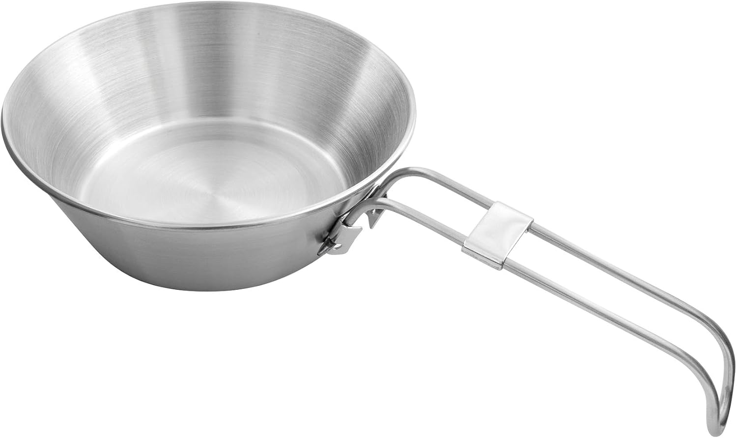 Tatonka Bowl (250 ml / 500 ml) - Stainless Steel Bowl with Removable Folding Handle and Volume Scale - with 250 ml or 500 ml Capacity